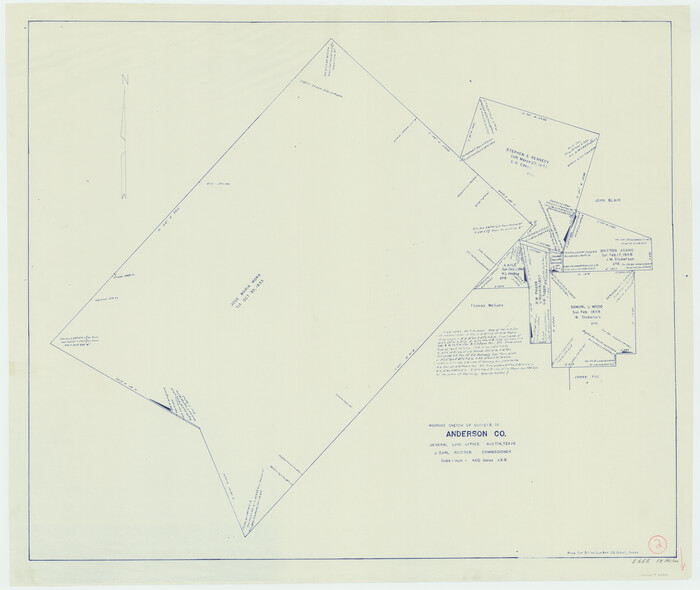 67001, Anderson County Working Sketch 2, General Map Collection