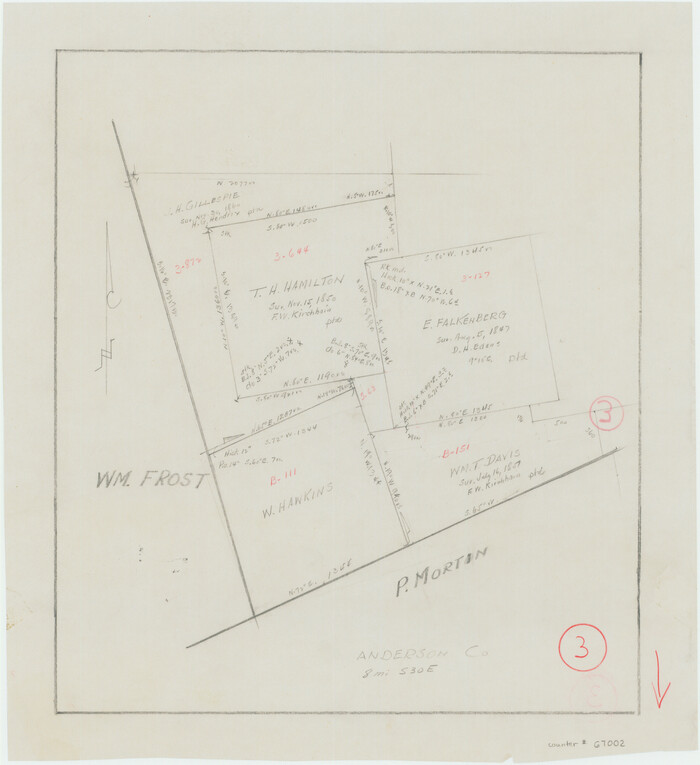 67002, Anderson County Working Sketch 3, General Map Collection