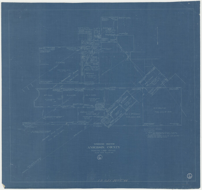 67005, Anderson County Working Sketch 6, General Map Collection