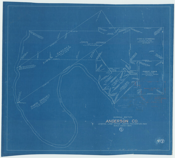 67006, Anderson County Working Sketch 7, General Map Collection
