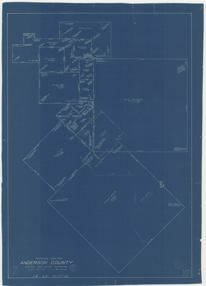 67008, Anderson County Working Sketch 9, General Map Collection
