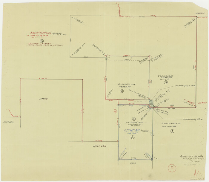 67015, Anderson County Working Sketch 15, General Map Collection