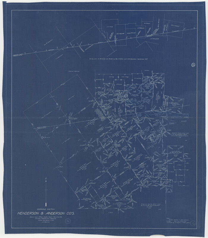 67016, Anderson County Working Sketch 16, General Map Collection