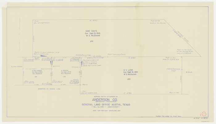 67027, Anderson County Working Sketch 27, General Map Collection