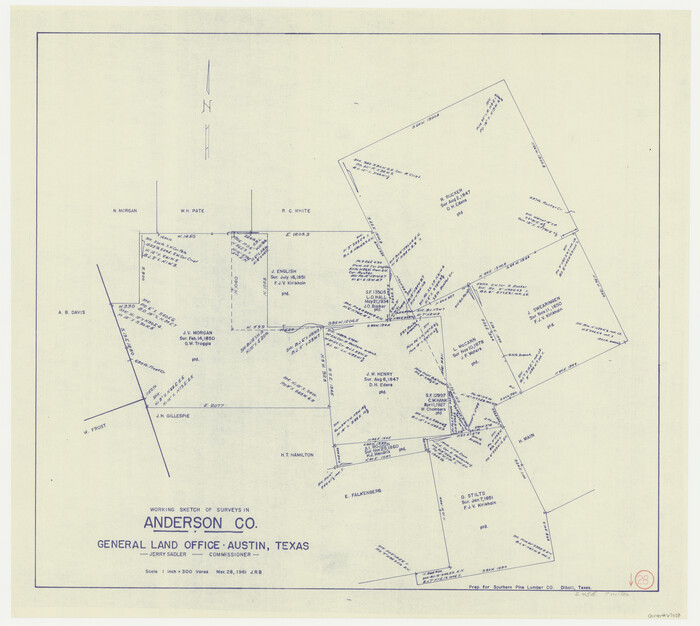 67028, Anderson County Working Sketch 28, General Map Collection