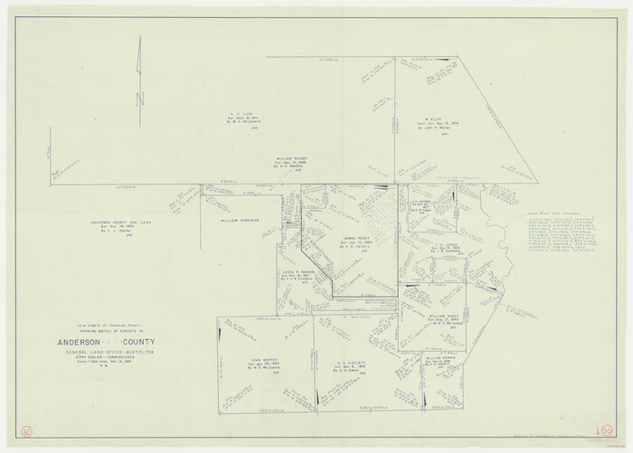 67030, Anderson County Working Sketch 30, General Map Collection