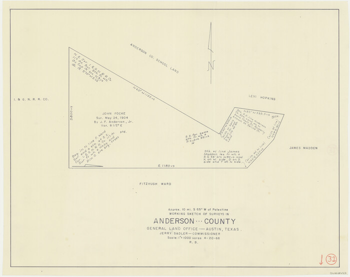 67031, Anderson County Working Sketch 31, General Map Collection