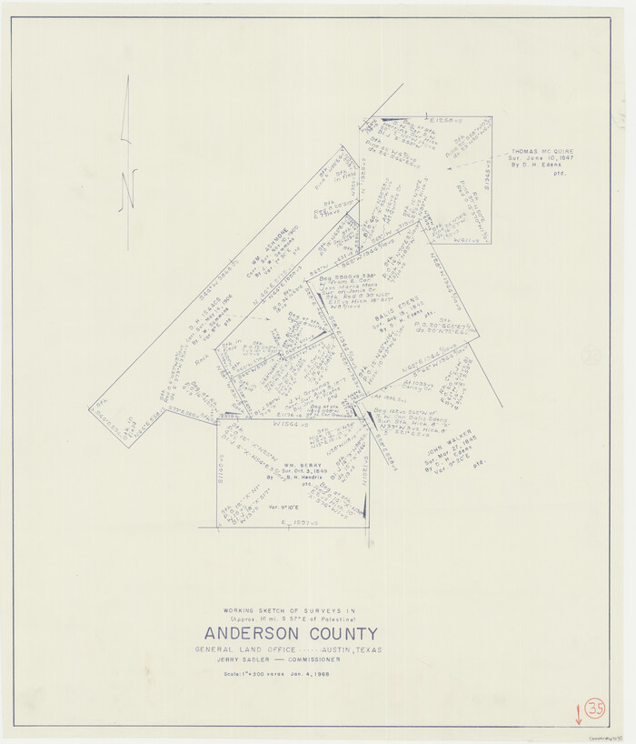 67035, Anderson County Working Sketch 35, General Map Collection