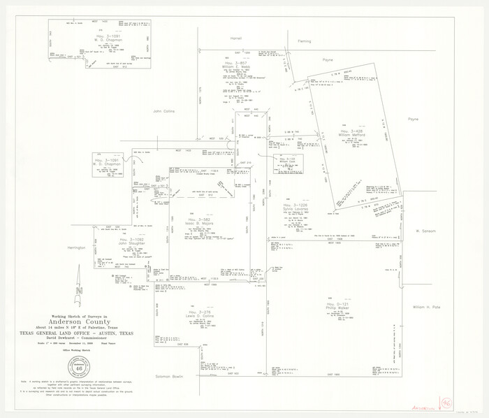 67046, Anderson County Working Sketch 46, General Map Collection