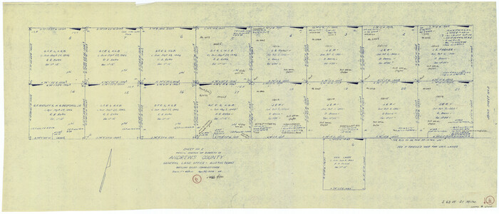 67052, Andrews County Working Sketch 6, General Map Collection