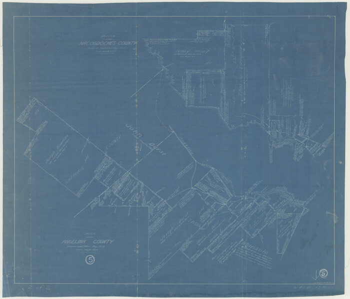 67086, Nacogdoches County Working Sketch 13, General Map Collection