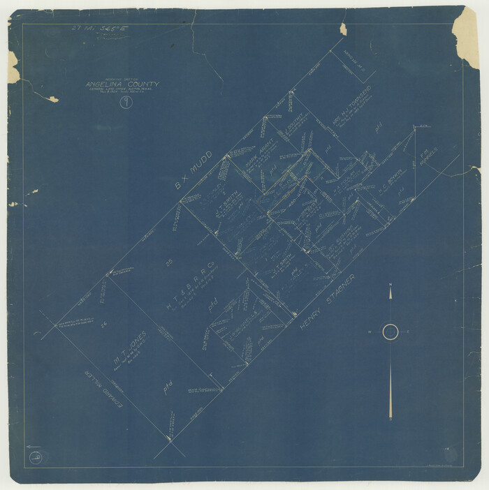67090, Angelina County Working Sketch 9, General Map Collection