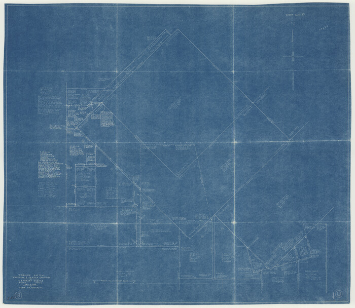 67094, Angelina County Working Sketch 13, General Map Collection
