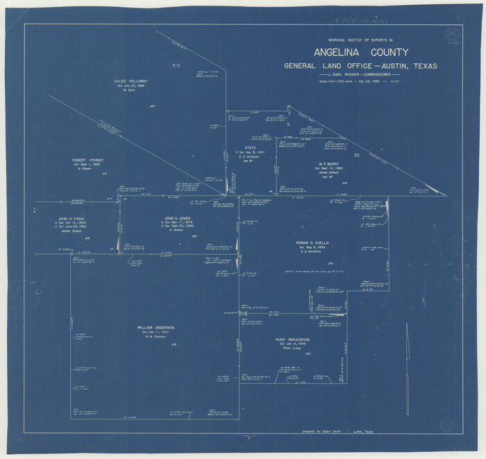67112, Angelina County Working Sketch 30, General Map Collection