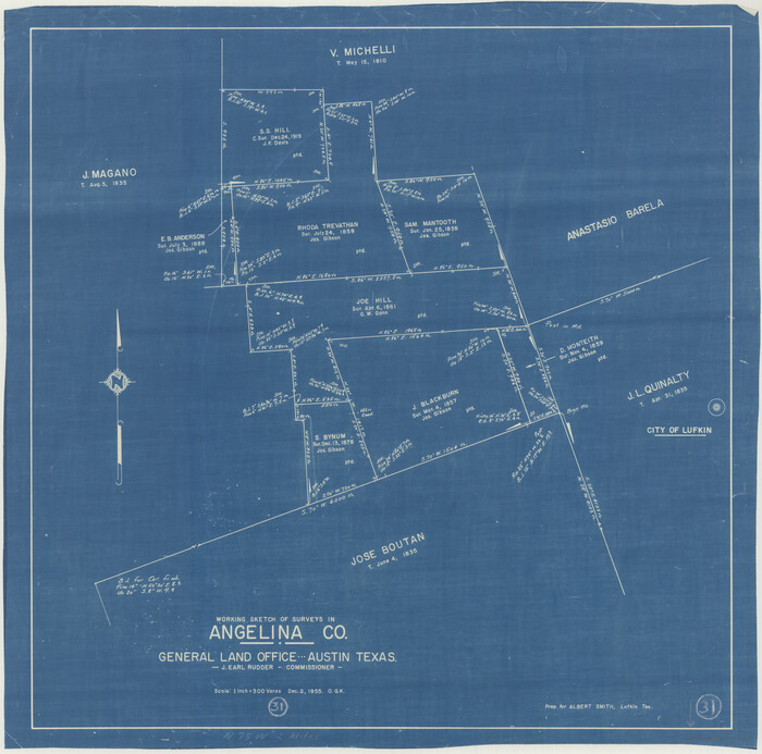 67113, Angelina County Working Sketch 31, General Map Collection