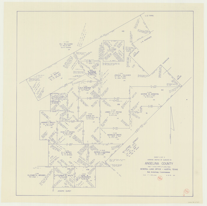 67129, Angelina County Working Sketch 46, General Map Collection