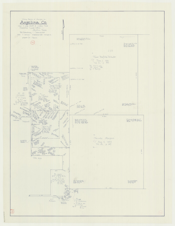 67132, Angelina County Working Sketch 49, General Map Collection