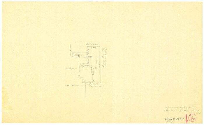 67157, Archer County Working Sketch 16, General Map Collection