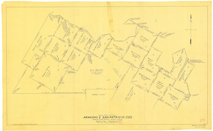 67180, Aransas County Working Sketch 13, General Map Collection
