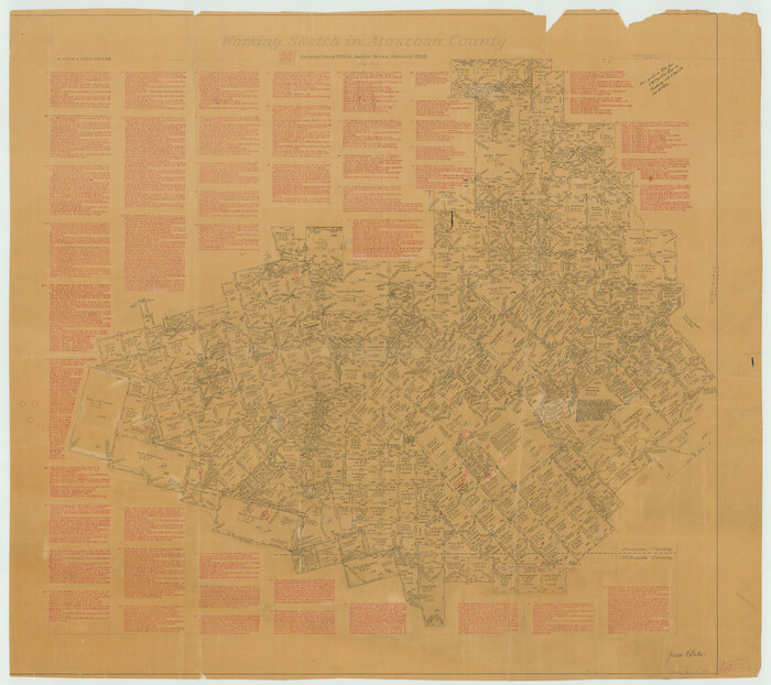 67194, Atascosa County Working Sketch 1a, General Map Collection