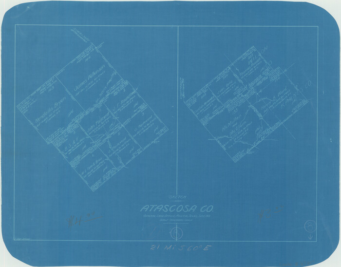 67204, Atascosa County Working Sketch 8, General Map Collection