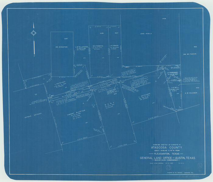 67213, Atascosa County Working Sketch 17, General Map Collection