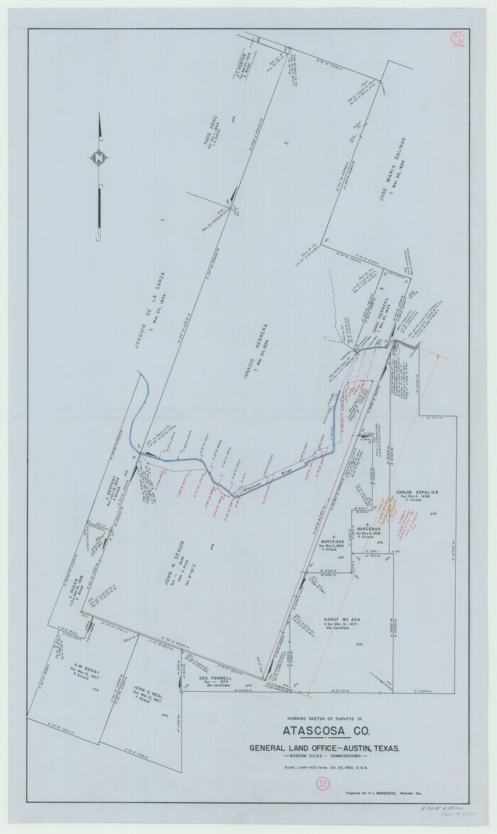 67214, Atascosa County Working Sketch 18, General Map Collection