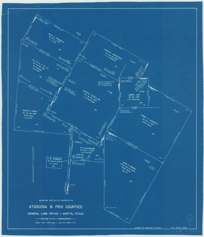 67217, Atascosa County Working Sketch 21, General Map Collection