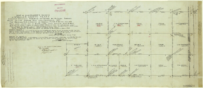 6722, McMullen County Rolled Sketch 3, General Map Collection