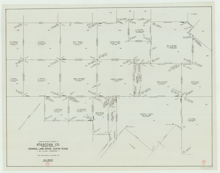 67220, Atascosa County Working Sketch 24, General Map Collection