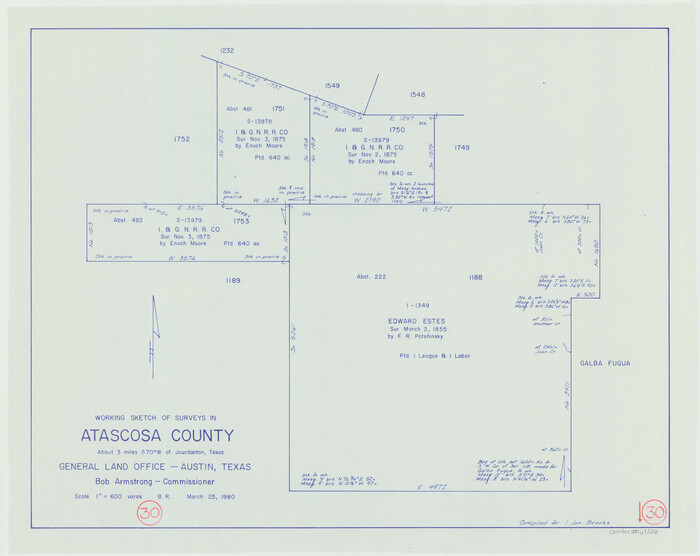 67226, Atascosa County Working Sketch 30, General Map Collection