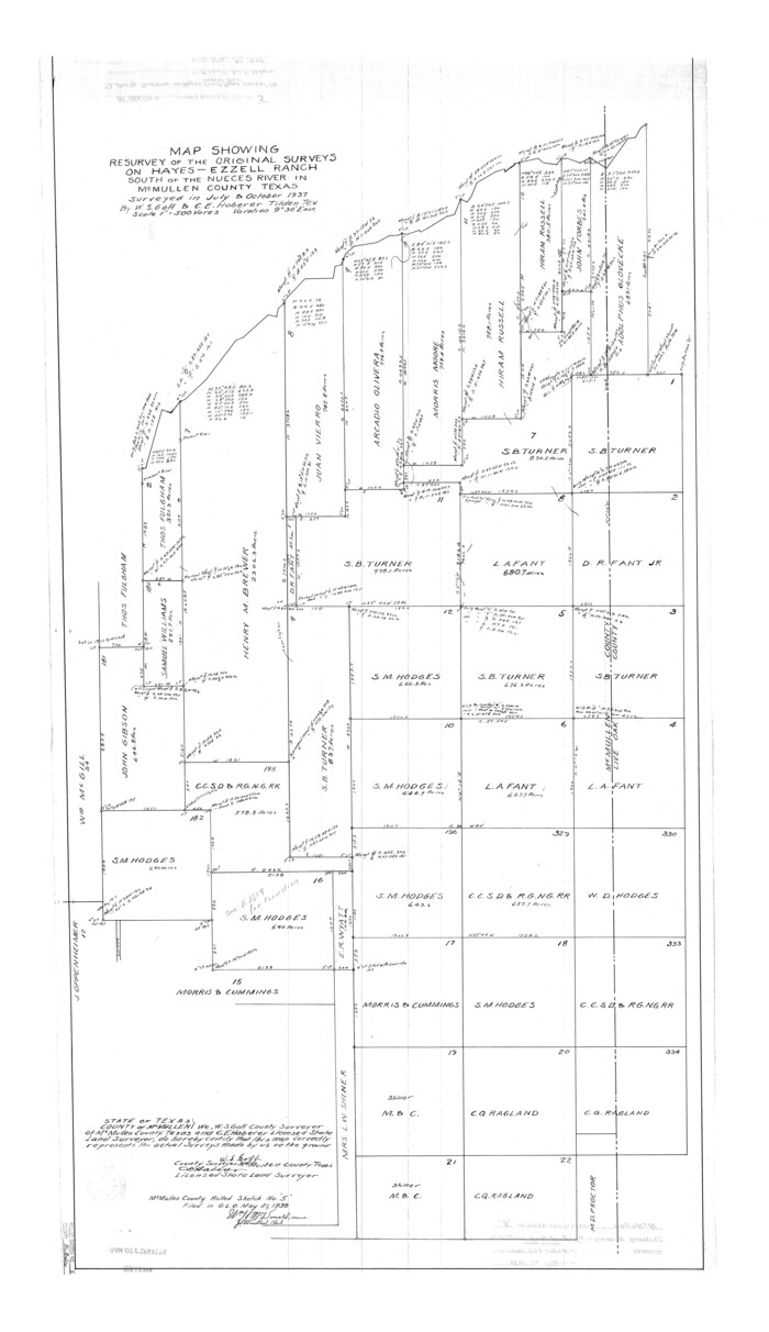 6723, McMullen County Rolled Sketch 5, General Map Collection