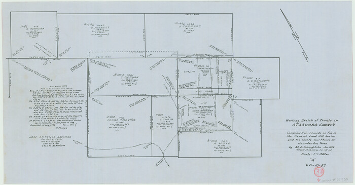 67230, Atascosa County Working Sketch 34, General Map Collection
