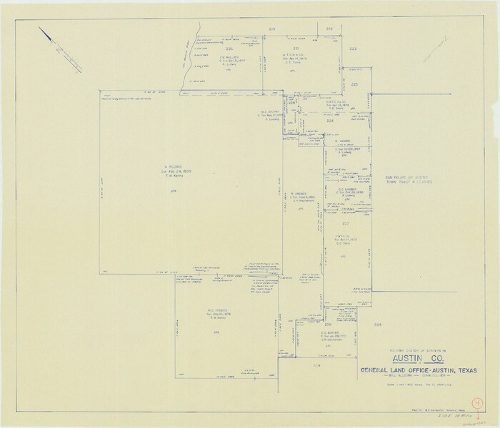 67245, Austin County Working Sketch 4, General Map Collection