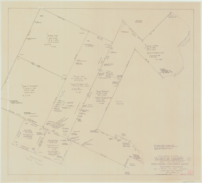 67249, Austin County Working Sketch 8, General Map Collection