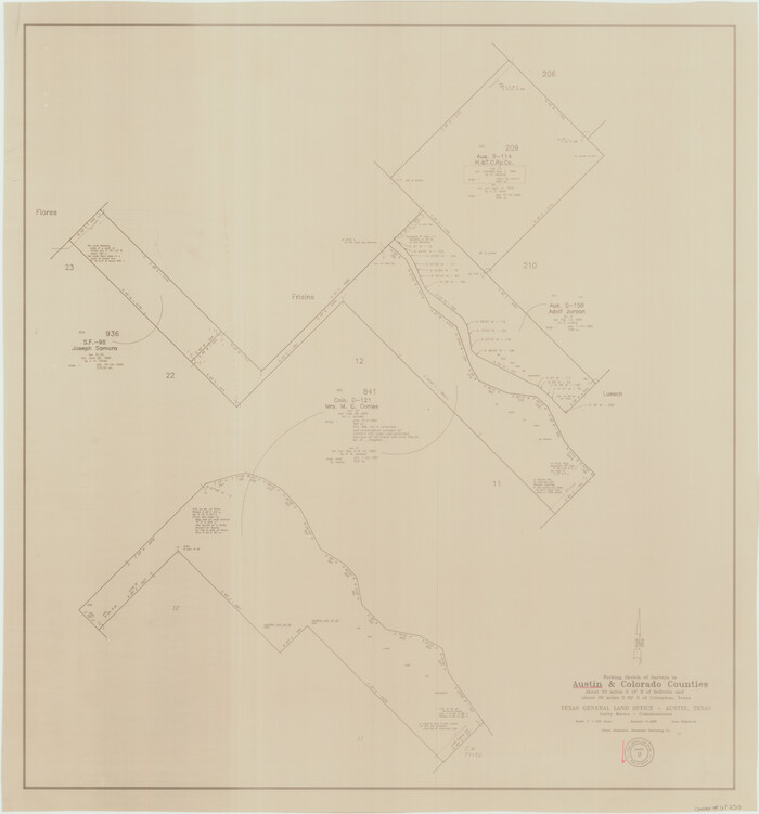 67250, Austin County Working Sketch 9, General Map Collection