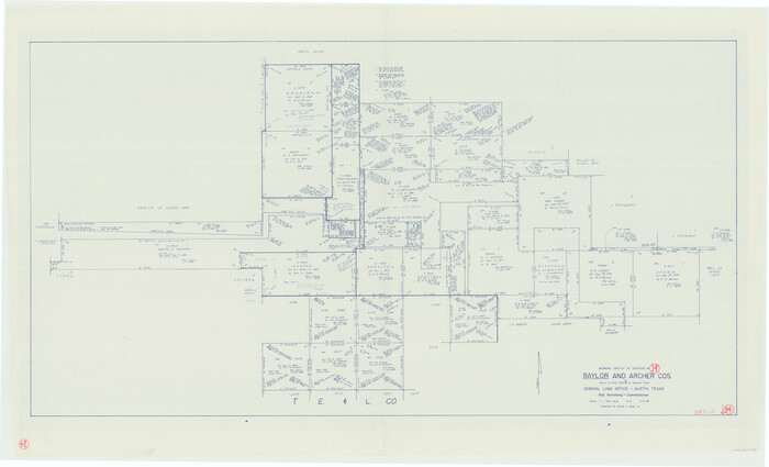 67299, Baylor County Working Sketch 14, General Map Collection