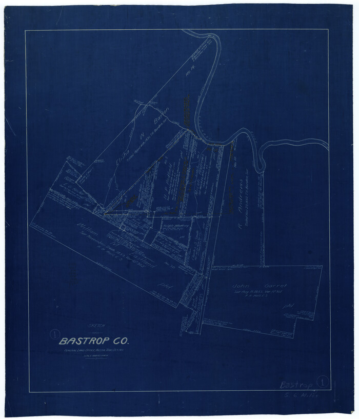 67301, Bastrop County Working Sketch 1, General Map Collection