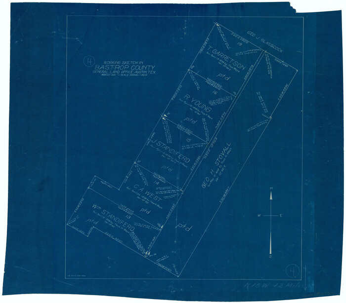 67304, Bastrop County Working Sketch 4, General Map Collection