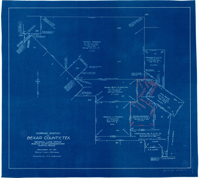 67320, Bexar County Working Sketch 4, General Map Collection