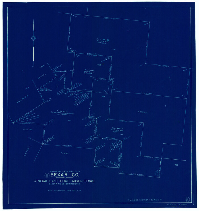 67324, Bexar County Working Sketch 8, General Map Collection