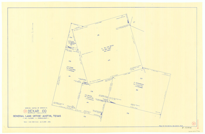 67326, Bexar County Working Sketch 10, General Map Collection