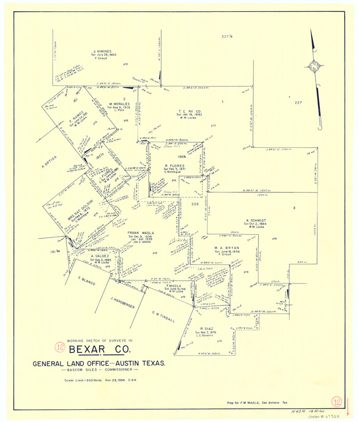 67328, Bexar County Working Sketch 12, General Map Collection