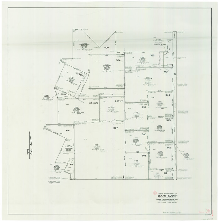 67335, Bexar County Working Sketch 19, General Map Collection
