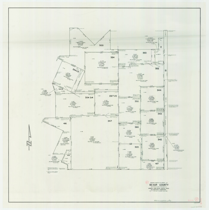67335, Bexar County Working Sketch 19, General Map Collection