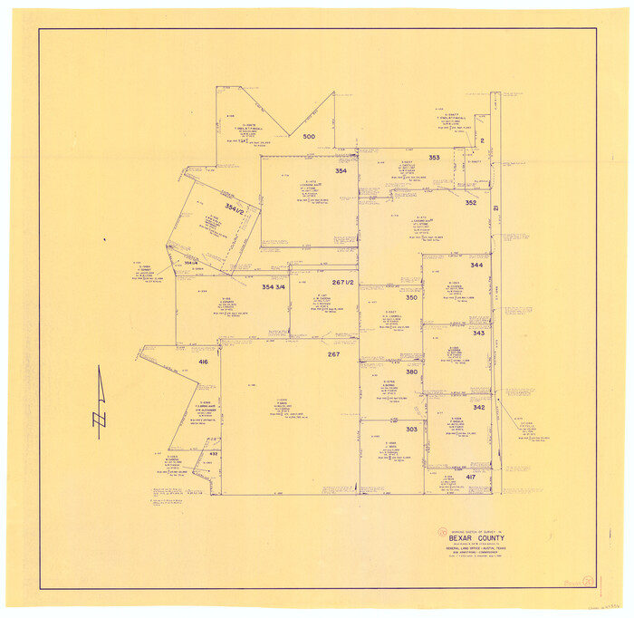 67336, Bexar County Working Sketch 20, General Map Collection