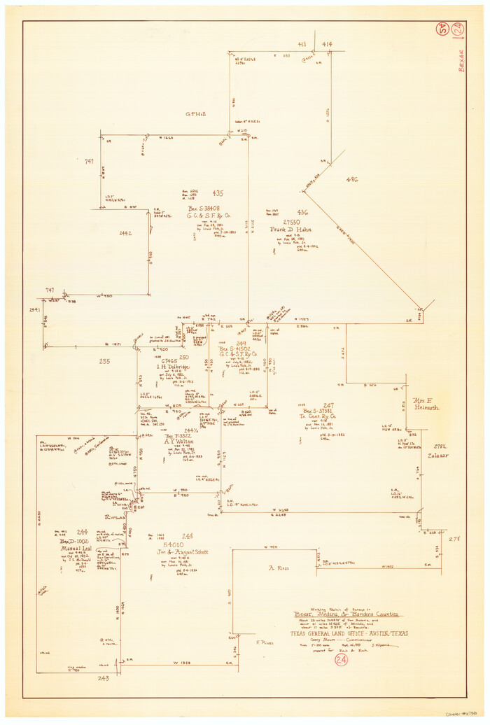 67340, Bexar County Working Sketch 24, General Map Collection