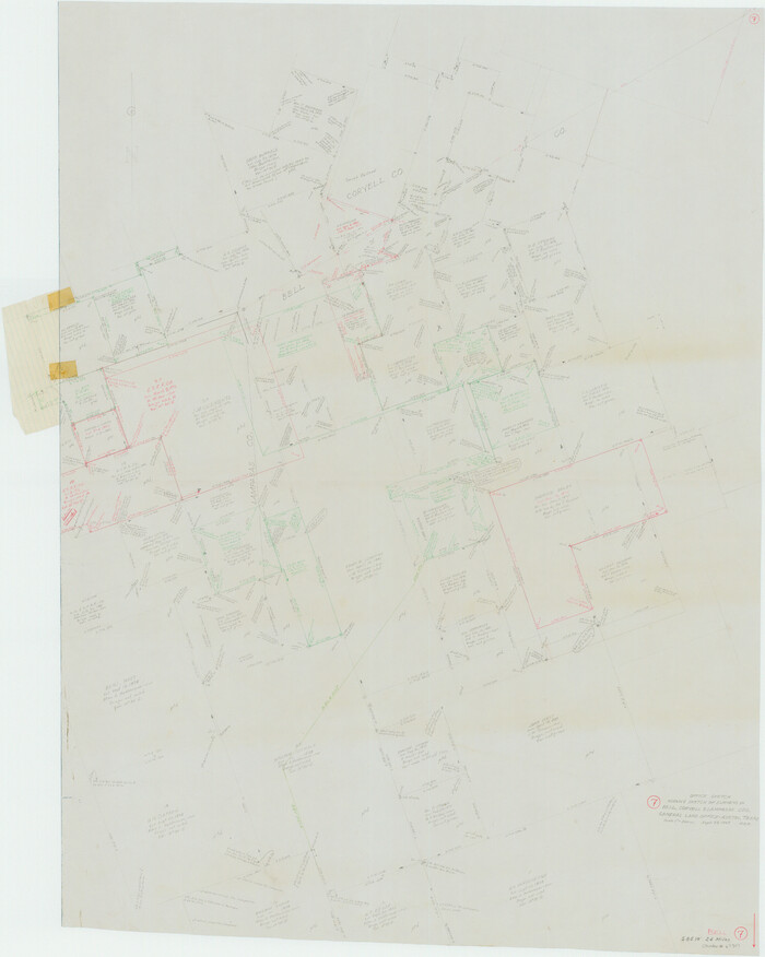 67347, Bell County Working Sketch 7, General Map Collection