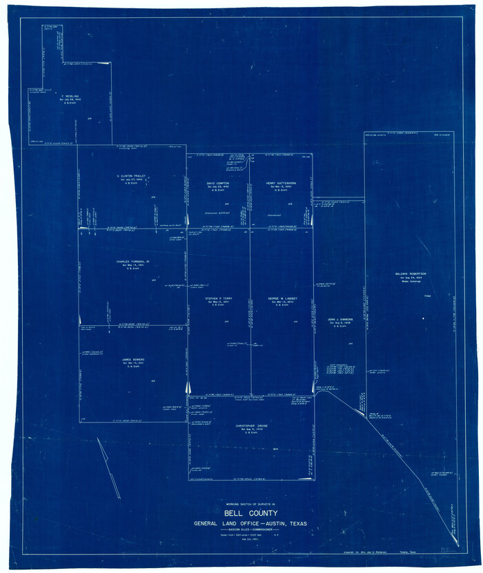 67348, Bell County Working Sketch 8, General Map Collection
