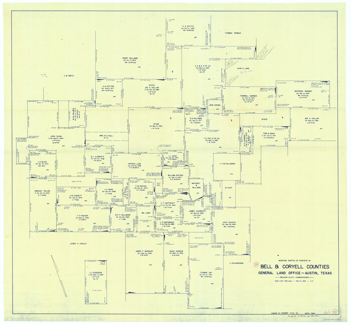 67350, Bell County Working Sketch 10, General Map Collection